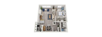 1 bed 1 bath C at The Heights Apartments, Cincinnati
