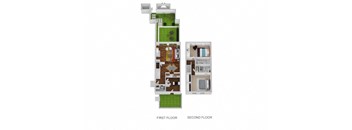 Fairfax Floor Plan at Indian Creek Apartments, Cincinnati, 45236