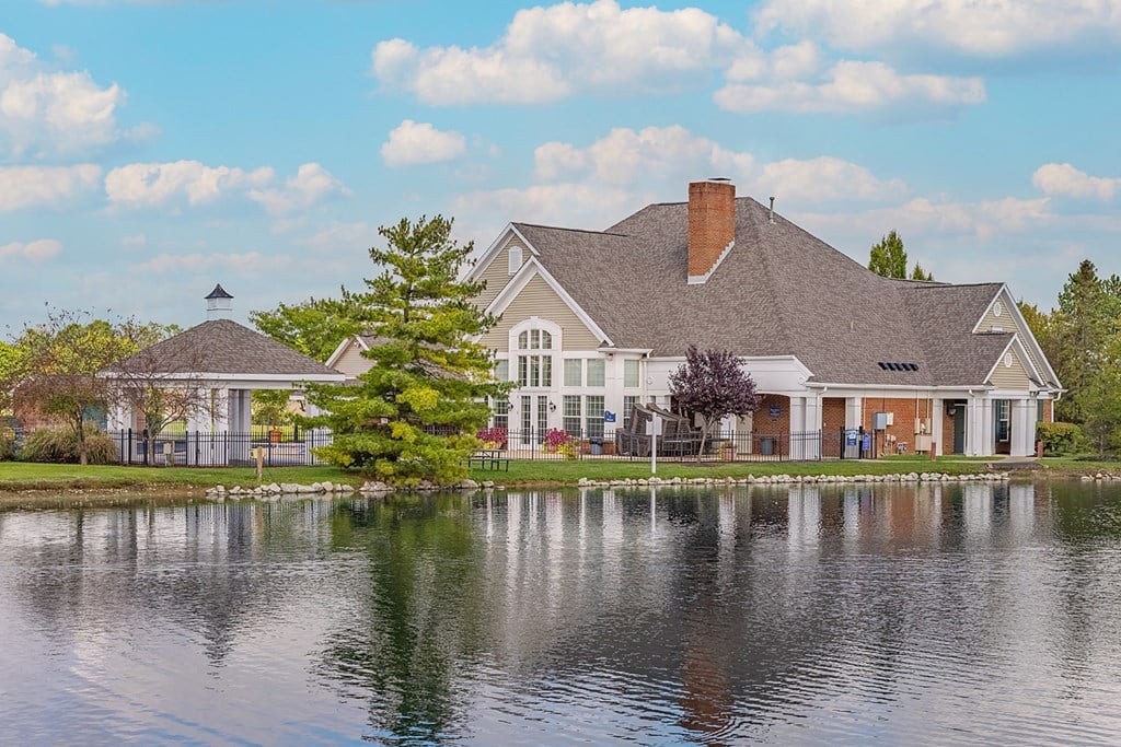 Lake view at Falls at Landen, Maineville