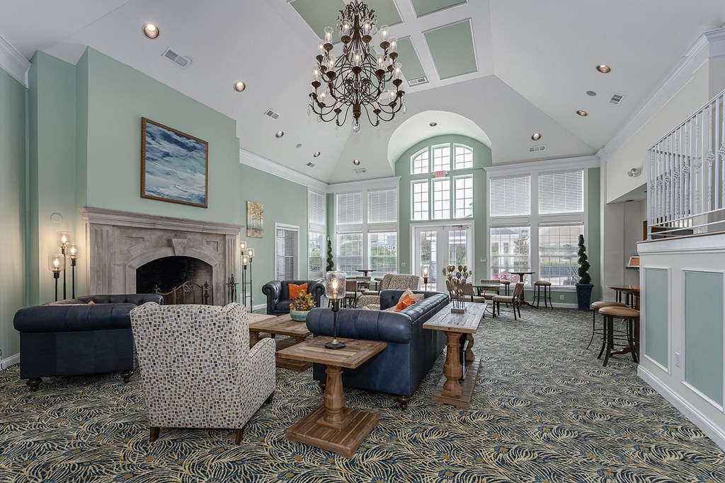 clubhouse interiorat Falls at Landen, Maineville, OH, 45039