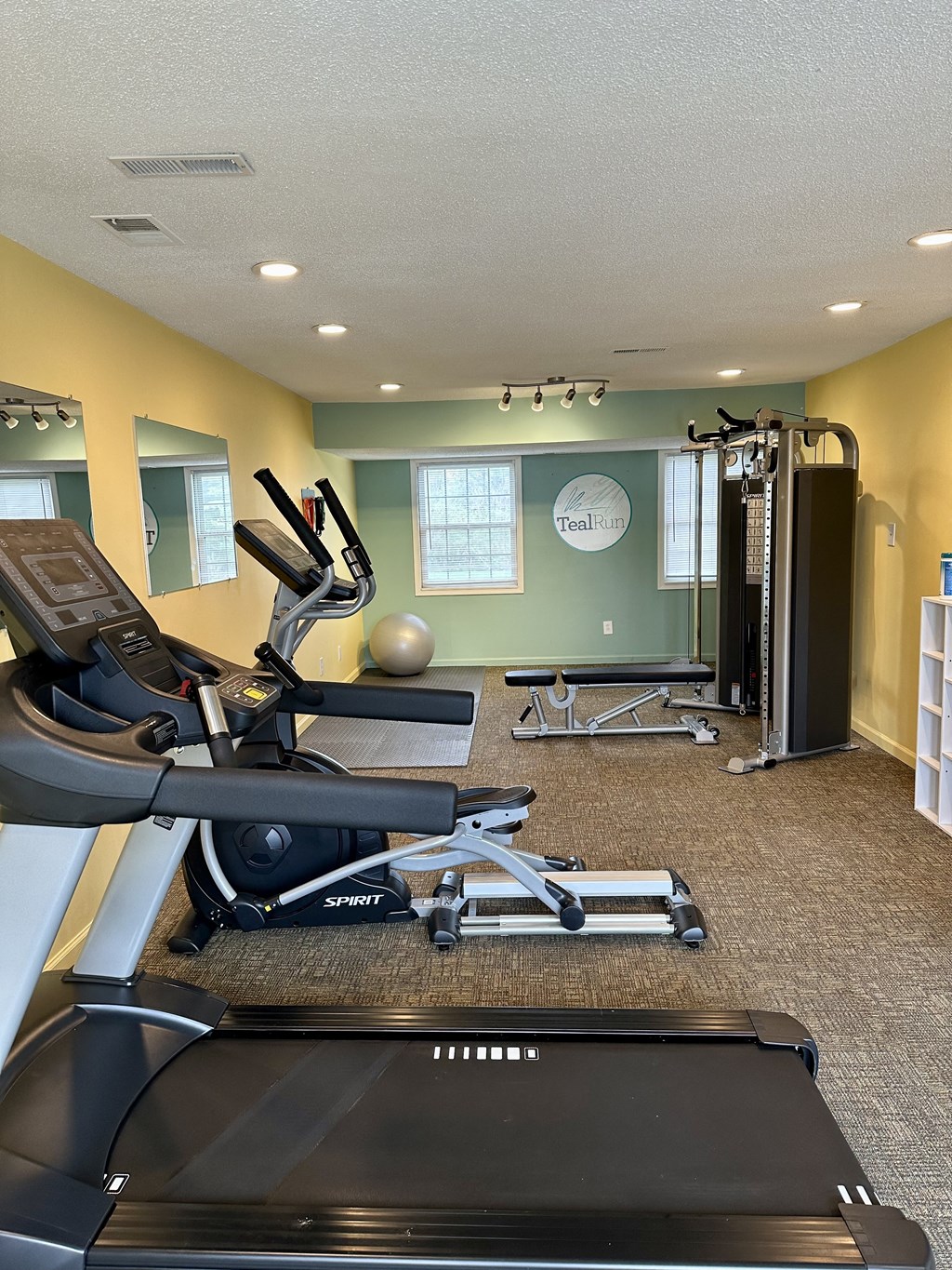 Fitness center equipment