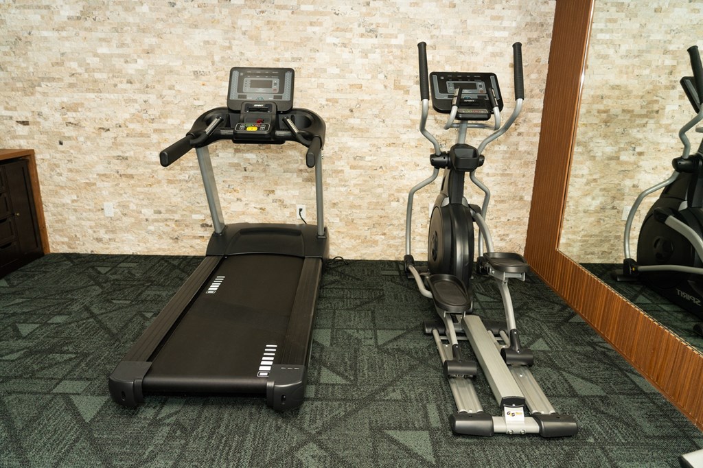 Two exercise machines in a gym at Honey Creek, Greenwood