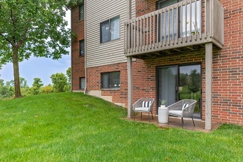 Courtyard Patio With Ample Sitting at Fox Run, Ohio