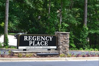 Front Sign at Regency Place, North Carolina