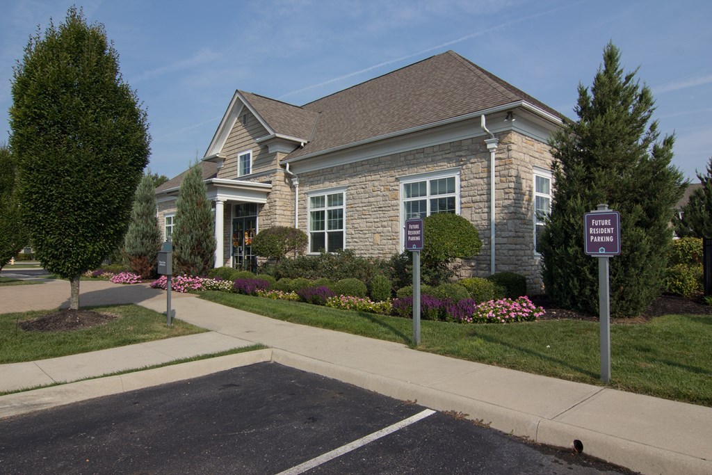 a house with a purple sign in front of it  at Grove City Summit, Grove City, OH, 43123