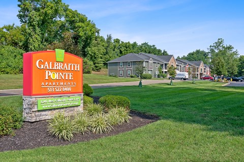 Property Signage at Galbraith Pointe Apartments and Townhomes, Ohio