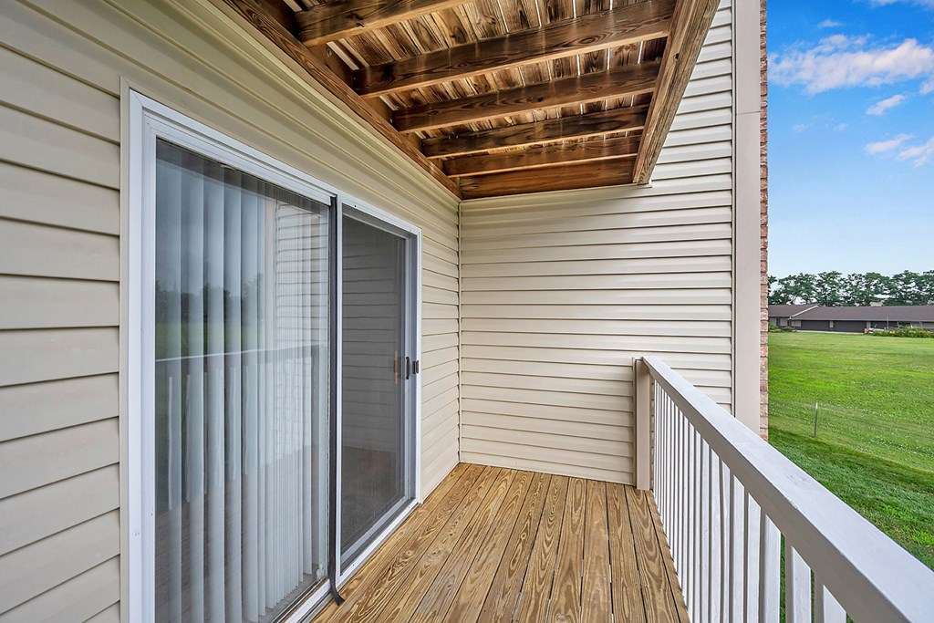 Private Apartment Balcony at Honey Creek, Greenwood, Indiana