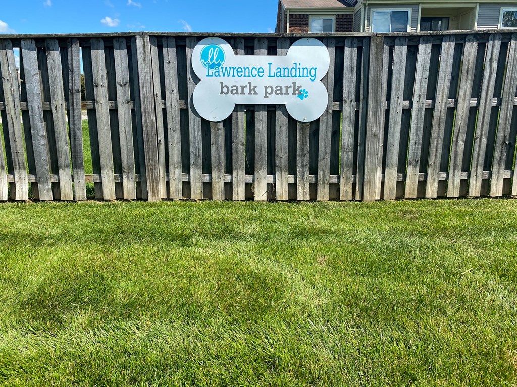 Your dogs will love our fenced Bark Park!  at Lawrence Landing, Indiana, 46226