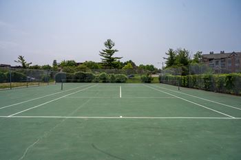 Tennis court at the whispering winds apartments in pearland, tx  at Indian Lookout, West Carrollton, OH, 45449