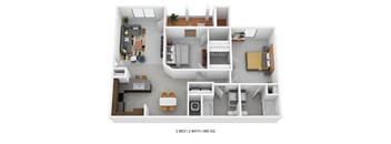 Islander Floor Plan at Waterstone Landing, Ohio