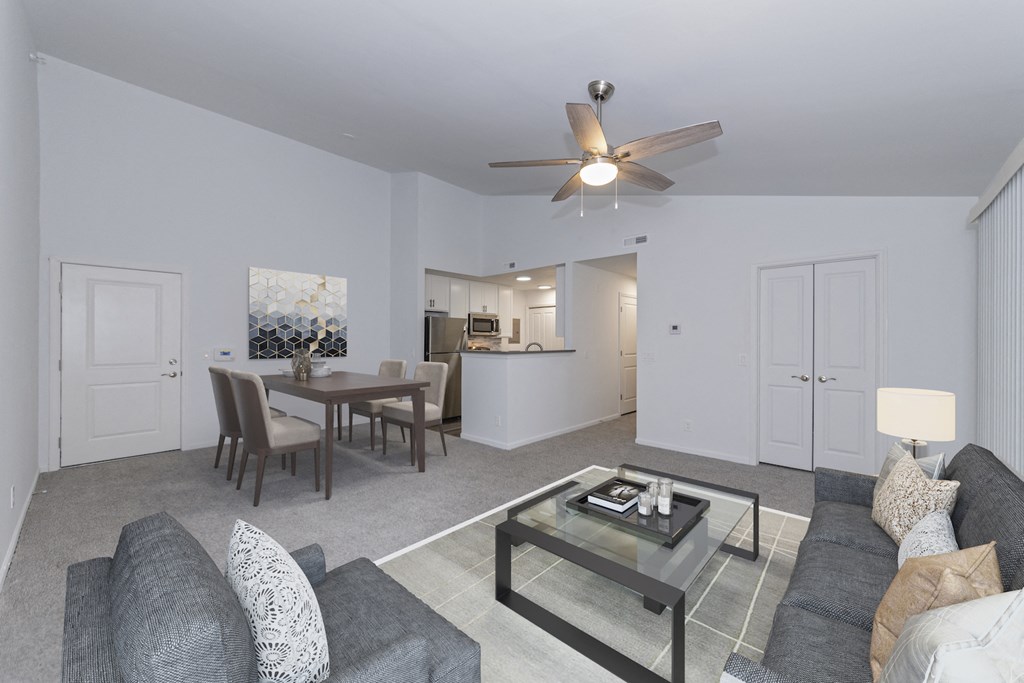 Living Room With Dining Area at Ivy Hills Living Spaces, Ohio, 45244