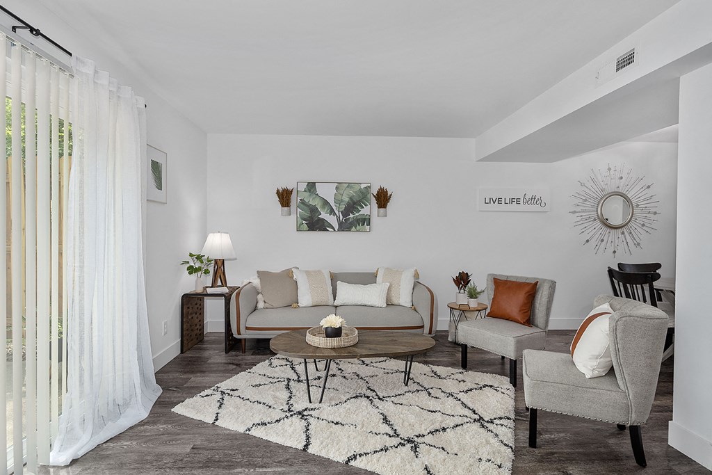 Living Room Interior at Ivy Hills Living Spaces, Cincinnati, Ohio