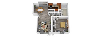 Merrick Place 1Bed 1Bath 730 Sq Ft at Merrick Place, Kentucky, 40502
