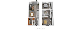 Merrick Place 2Bed 15Bath 990 Sq ft at Merrick Place, Kentucky