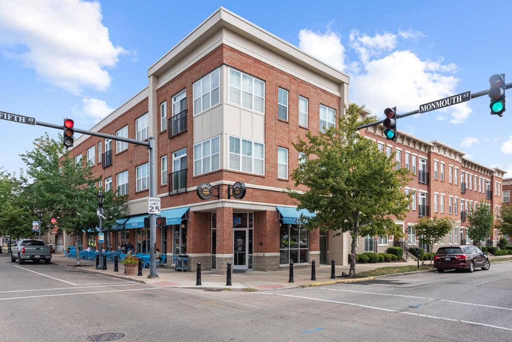 a brick build at Monmouth Row Apartments, Newport, 41071