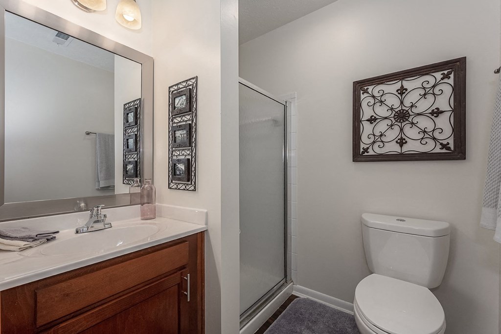 Bathroom at Normandy Club, Centerville, Ohio