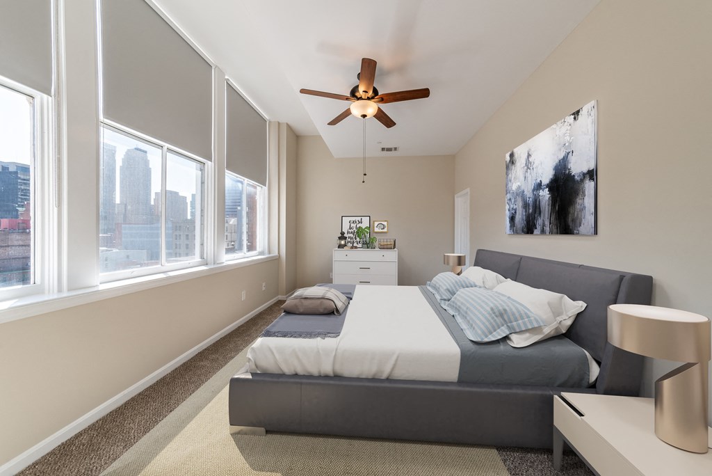 Luxurious Bedroom at Renaissance at the Power Building, Cincinnati