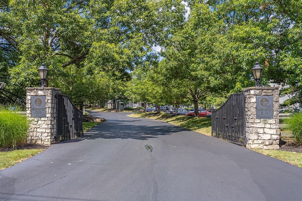 Entrance at Normandy Club, Centerville, 45459
