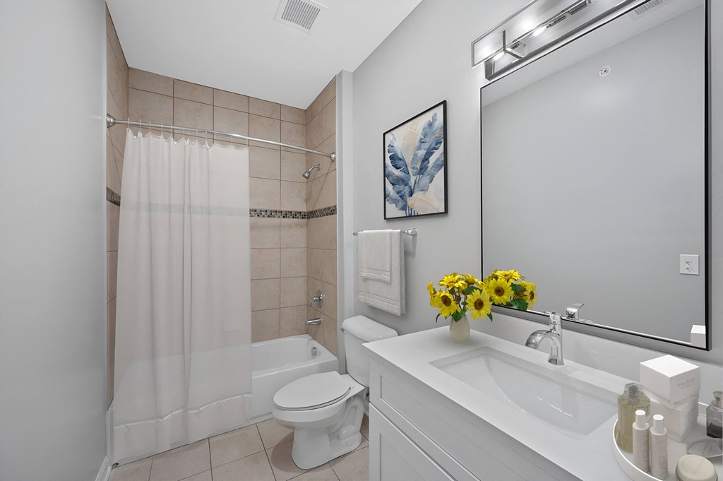 a bathroom with a sink and a toilet and a shower at Monmouth Row Apartments, Newport, 41071