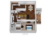 Oxford Floor Plan Oxford Floor Plan at Indian Creek Apartments, Cincinnati, Ohio