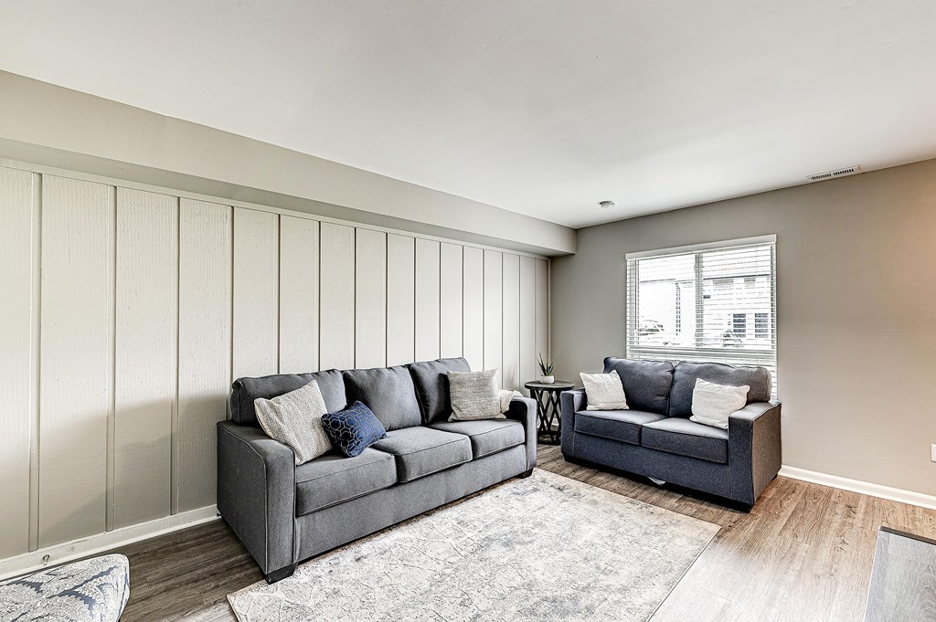 Living Room Sofa at The Parkton, Cincinnati