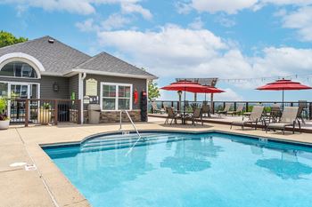 Relaxing Pool at Hilltop Apartments, Cincinnati
