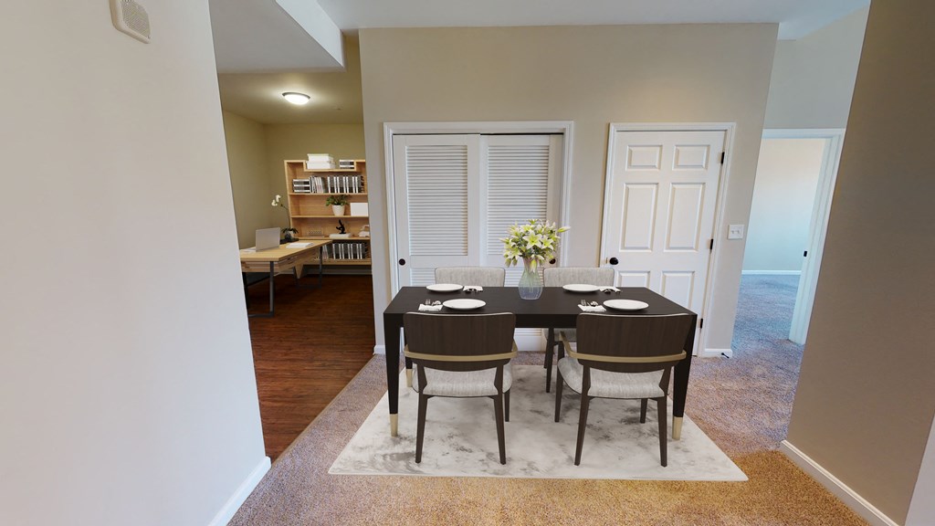 Elegant Dining Room at Renaissance at the Power Building, Cincinnati, OH