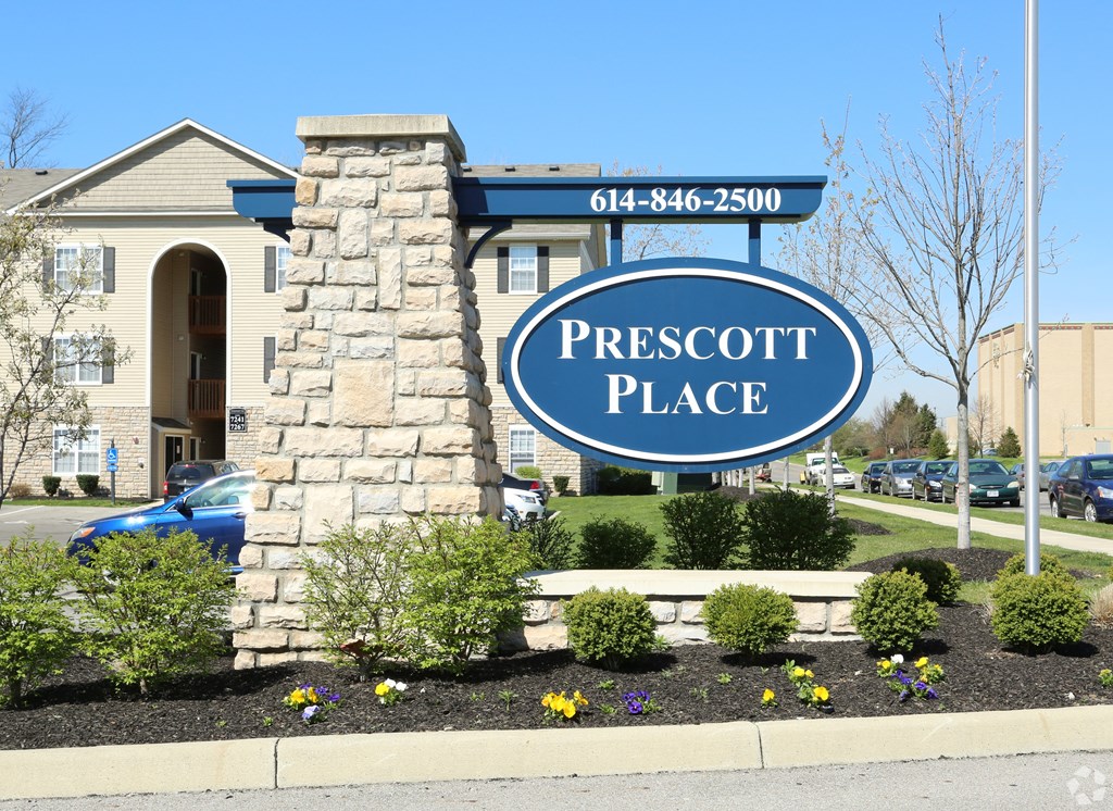 Property Signage at Prescott Place, Columbus