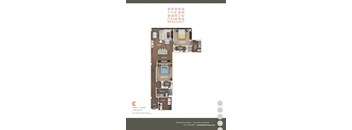 2 bed 2 bath at The Row on Merchant Apartments, Springdale, Ohio