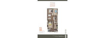2 bed 2 bath A at The Row on Merchant Apartments, Springdale