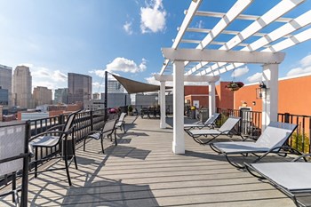 Roof top at Renaissance at the Power Building, Cincinnati, OH