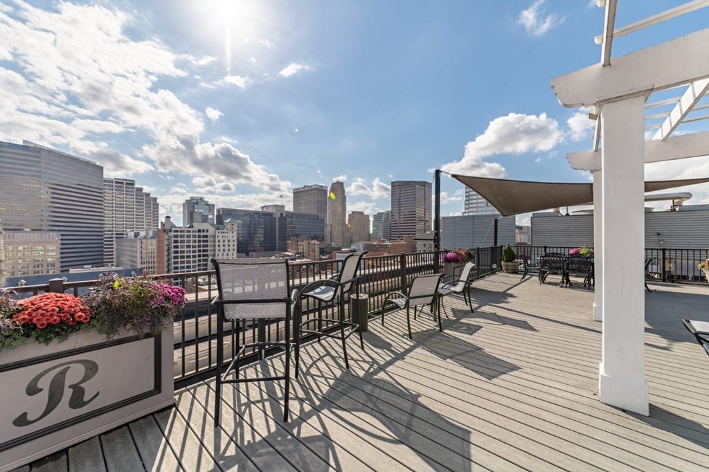 Rooftop Lounge With Conversation Area  at Renaissance at the Power Building, Ohio
