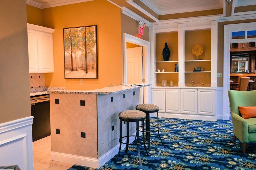 Kitchen and dining area at Bishops Gate, Cincinnati, Ohio