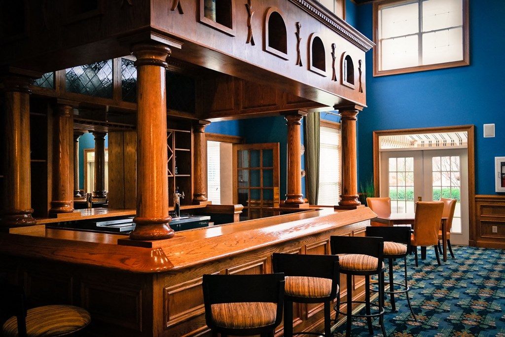 Wooden interiors at Bishops Gate, Cincinnati, OH