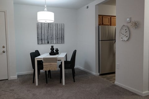 Dining room at Bloomfield Apartments, Ohio, 45426