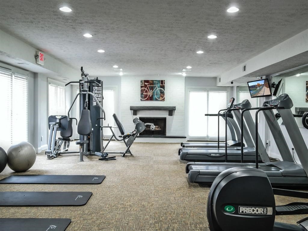 Fitness Center With Updated Equipment at Lawrence Landing, Indianapolis, 46226