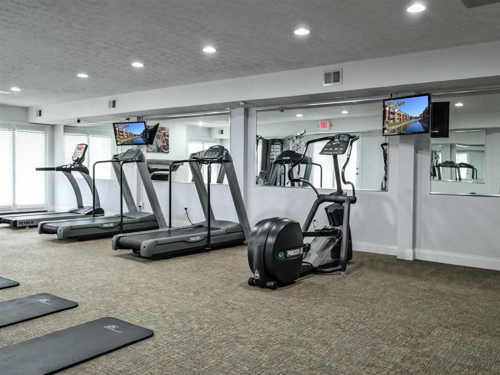 Fully Equipped Fitness Center at Lawrence Landing, Indianapolis, Indiana