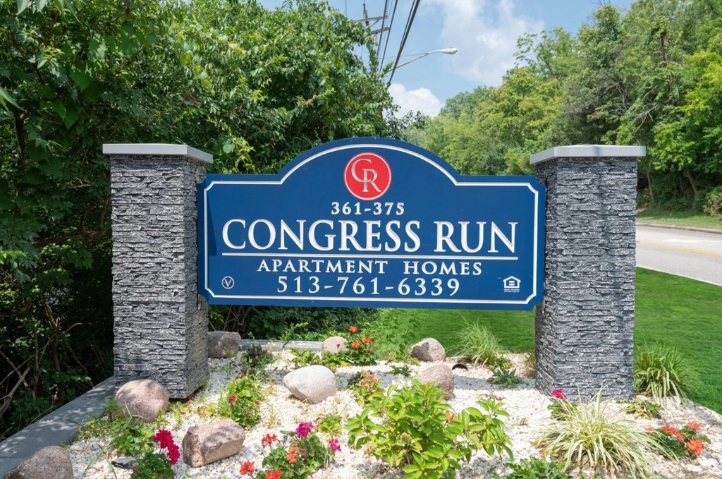 Property Signage at Congress Run, Cincinnati, OH