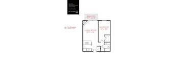 A floor plan for a Mt Adams Living apartment.