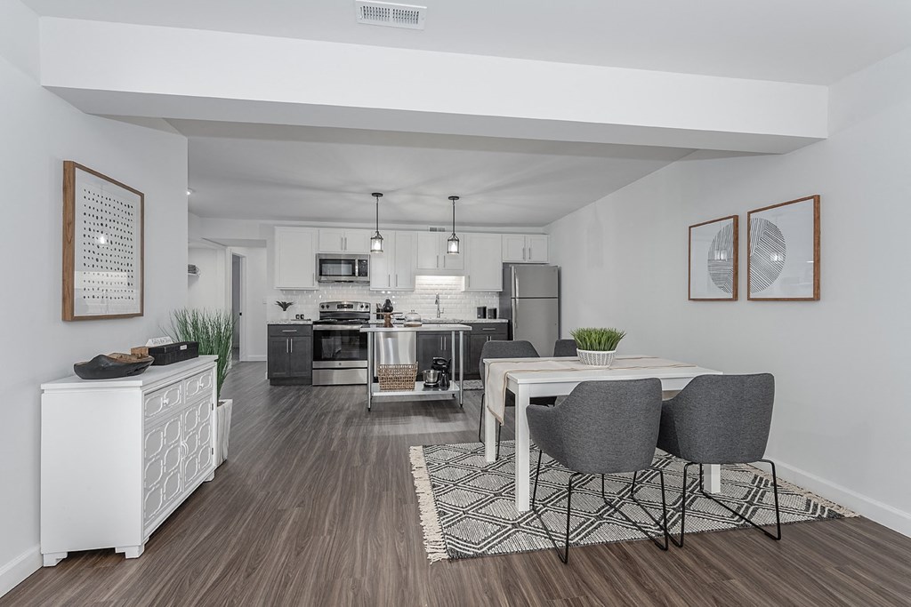 Dining and Kitchen area at SoDel, Kettering, Ohio