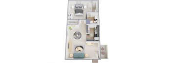 The Alexander Floor Plan at The Apex, Ohio, 45239