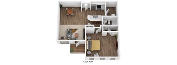 The Devou Floor Plan at Roebling Row, Covington, KY, 41011-1720