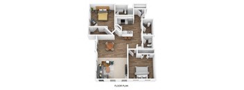 The Landing Floor Plan at Roebling Row, Covington