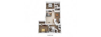 The Madison Floor Plan at Roebling Row, Kentucky