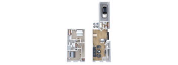 The Pine Floor Plan at Traditions at Slate Ridge, Reynoldsburg