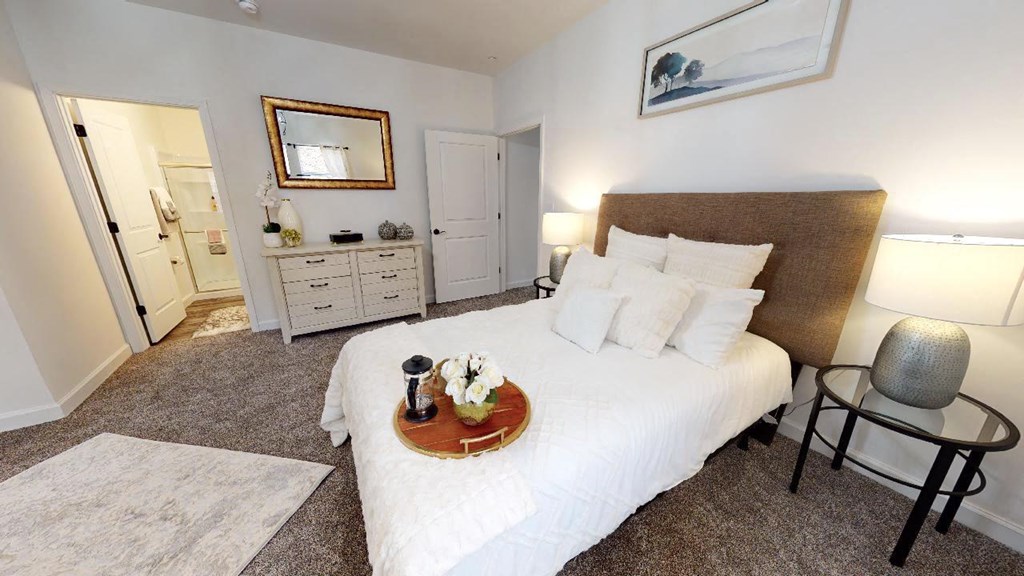 Carpeted Bedroom at The Valley, Ohio, 45242