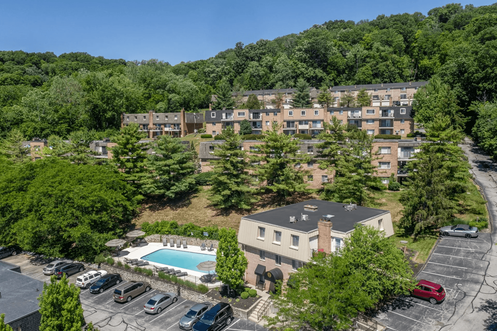 Aerial view of the property at Trails at Mariemont, Cincinnati, OH