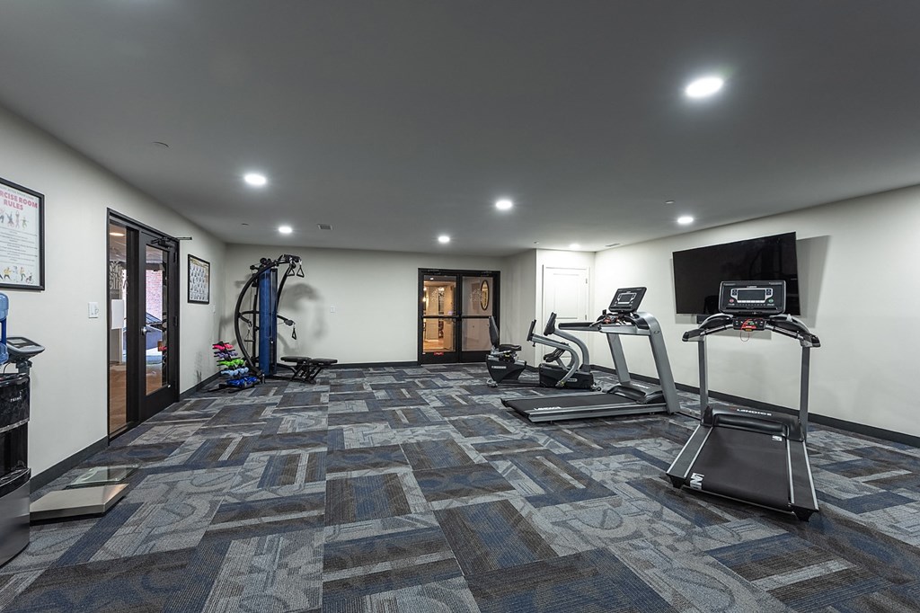 Equipment in Exercise Room at The Valley, Cincinnati, 45242