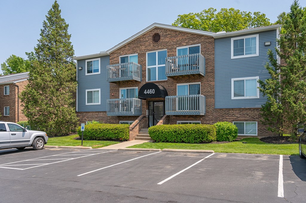 our apartments feature a spacious parking lot in front of our building