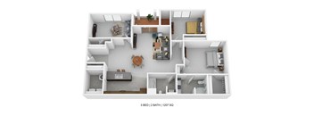 Waterfront Floor Plan at Waterstone Landing, Perrysburg, OH, 43551